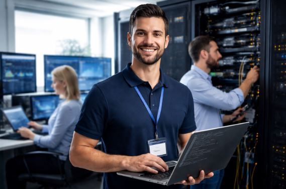 Technolab IT professionals working